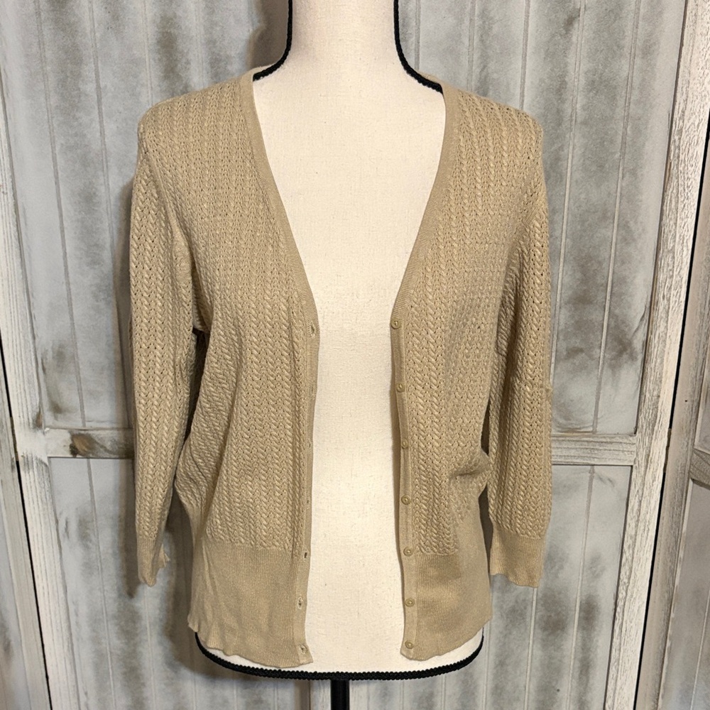 George Women's Beige Cardigan Sweater